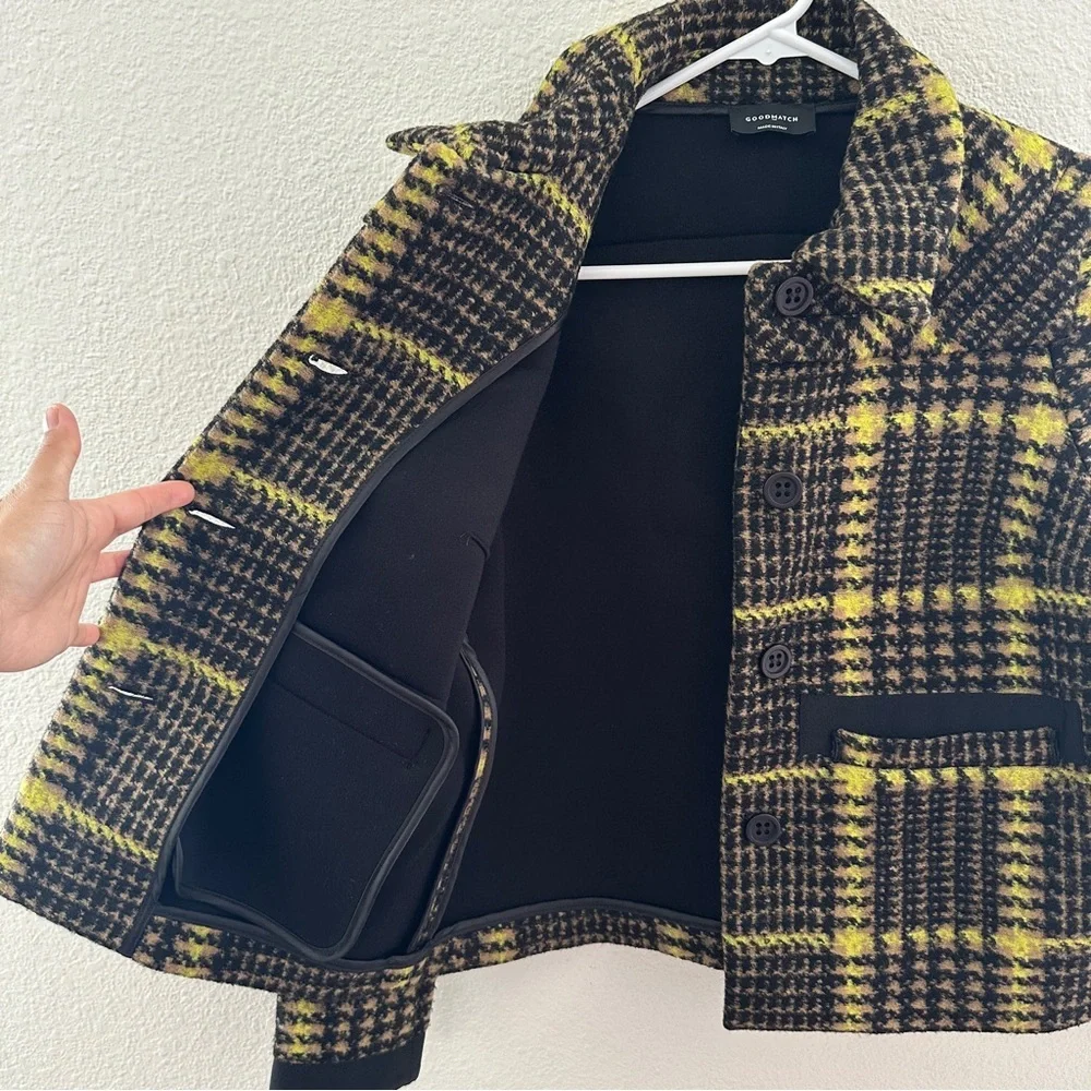 Goodmatch Plaid Scuba Jacket - Y2K Grunge Streetwear - 42 - Picture 7 of 9